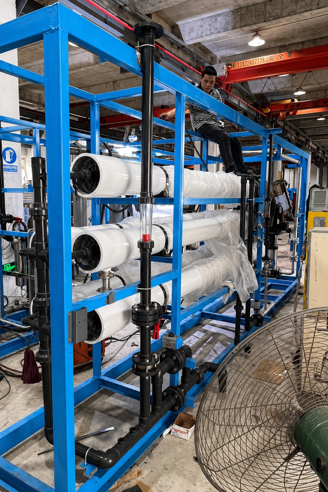 10T RO Unit with Ultrafiltration System / 10吨反渗透装置+超滤系统