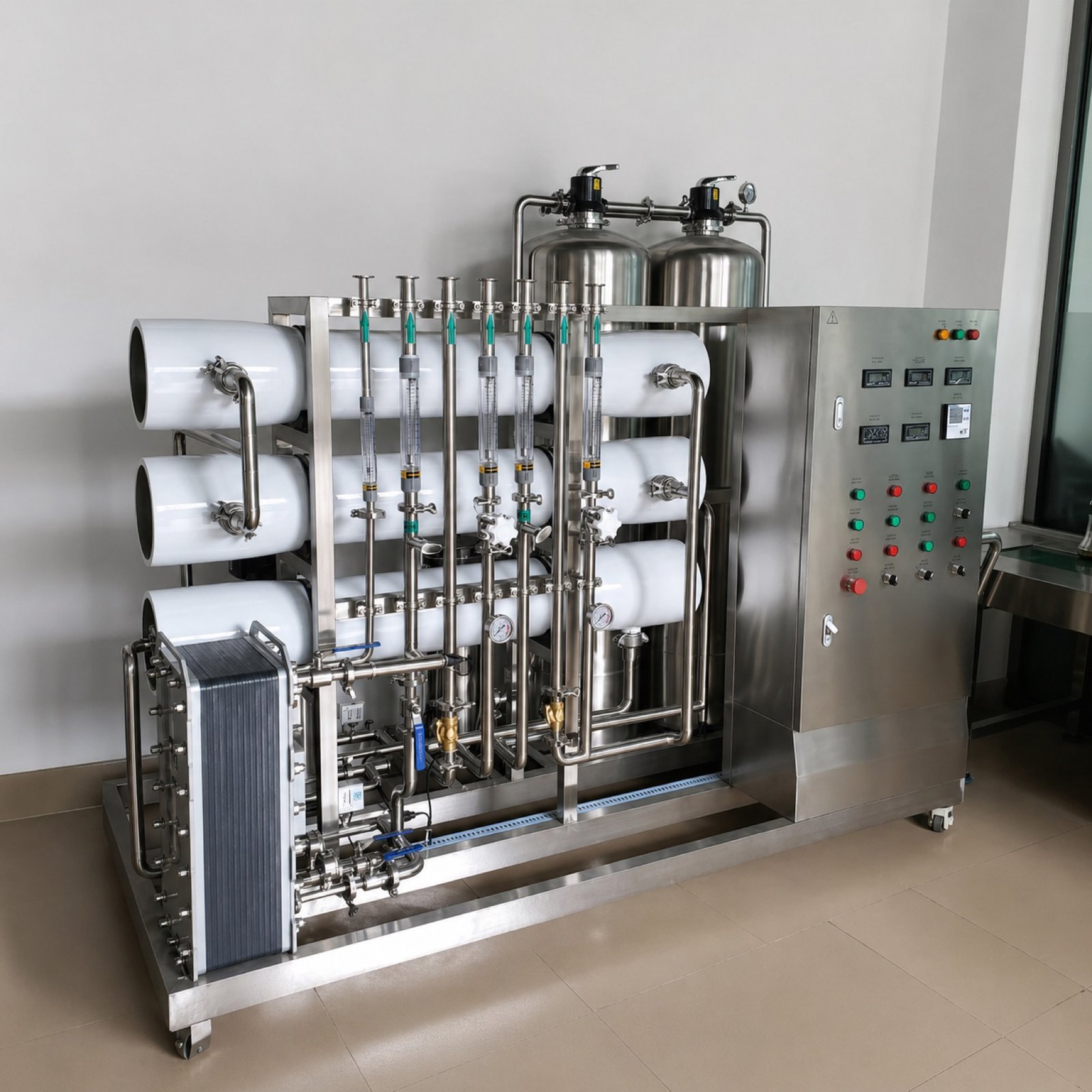 RO System with EDI Module / 反渗透系统+EDI模块