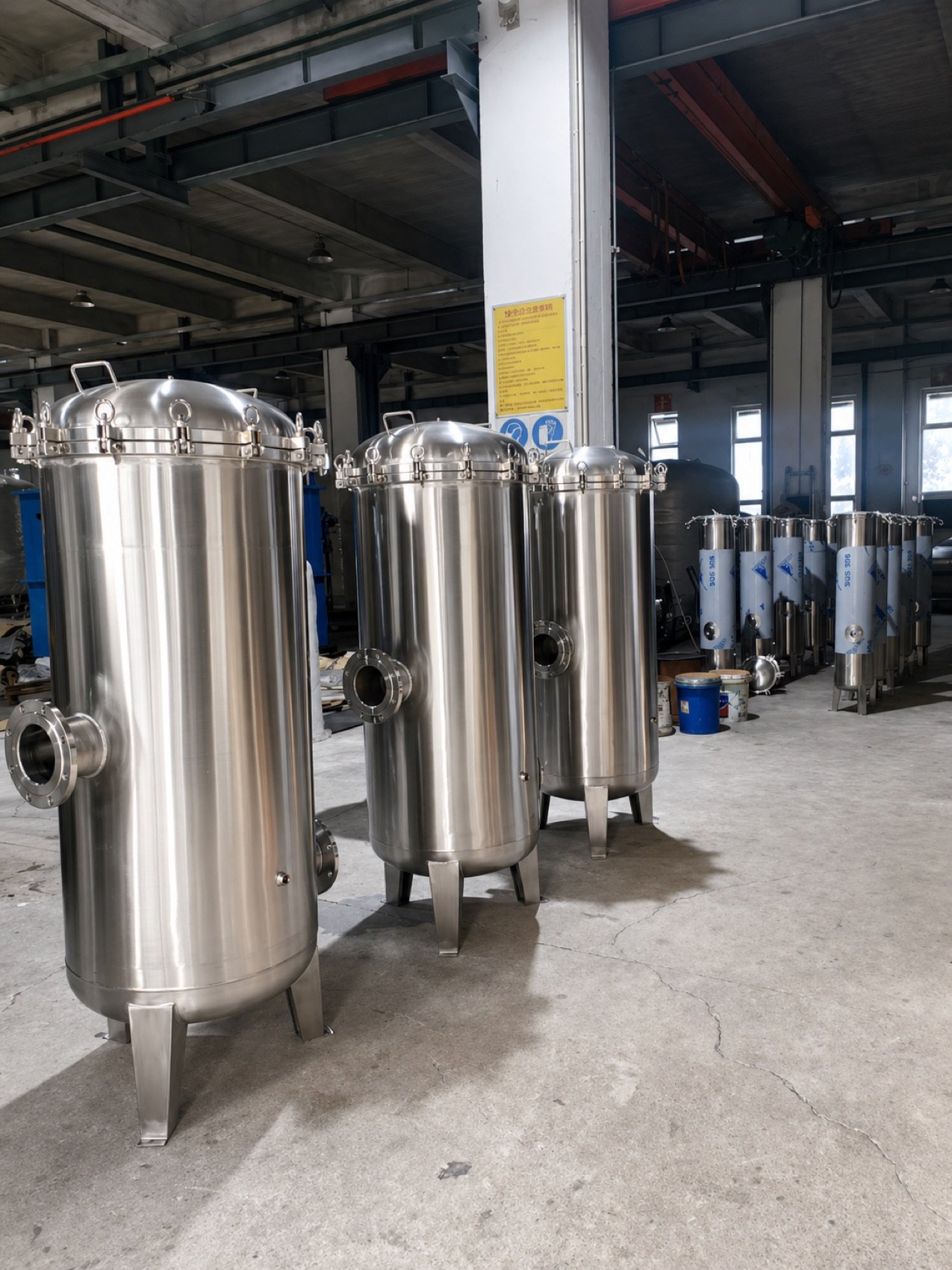 Stainless Steel Cartridge Filter Housing / 精密过滤器