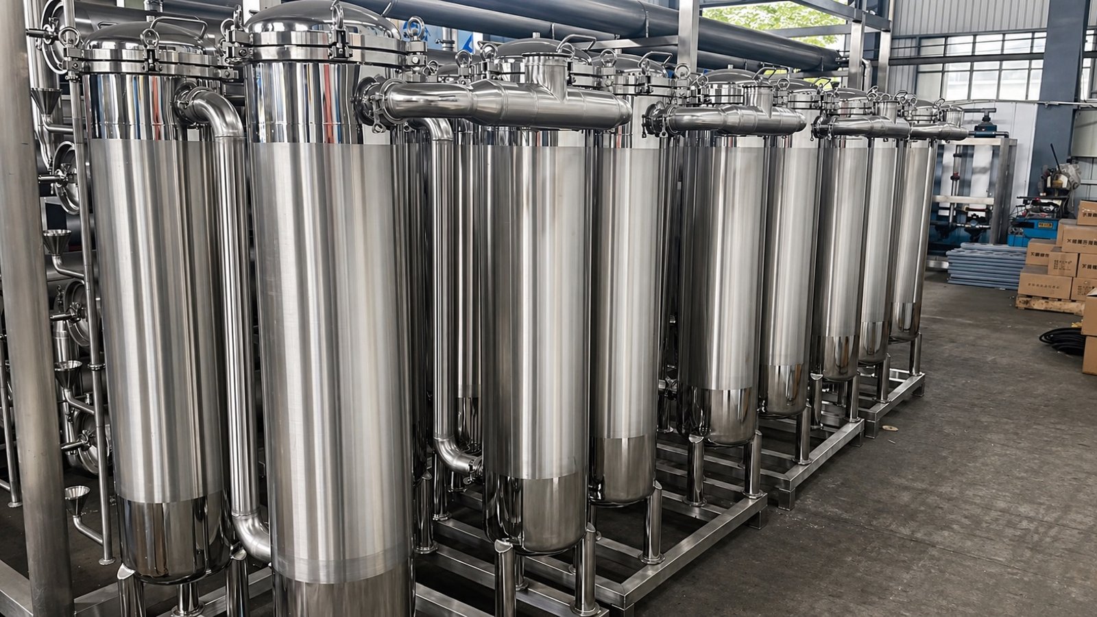 Food-Grade Cartridge Filter Housing / 食品级精密过滤器