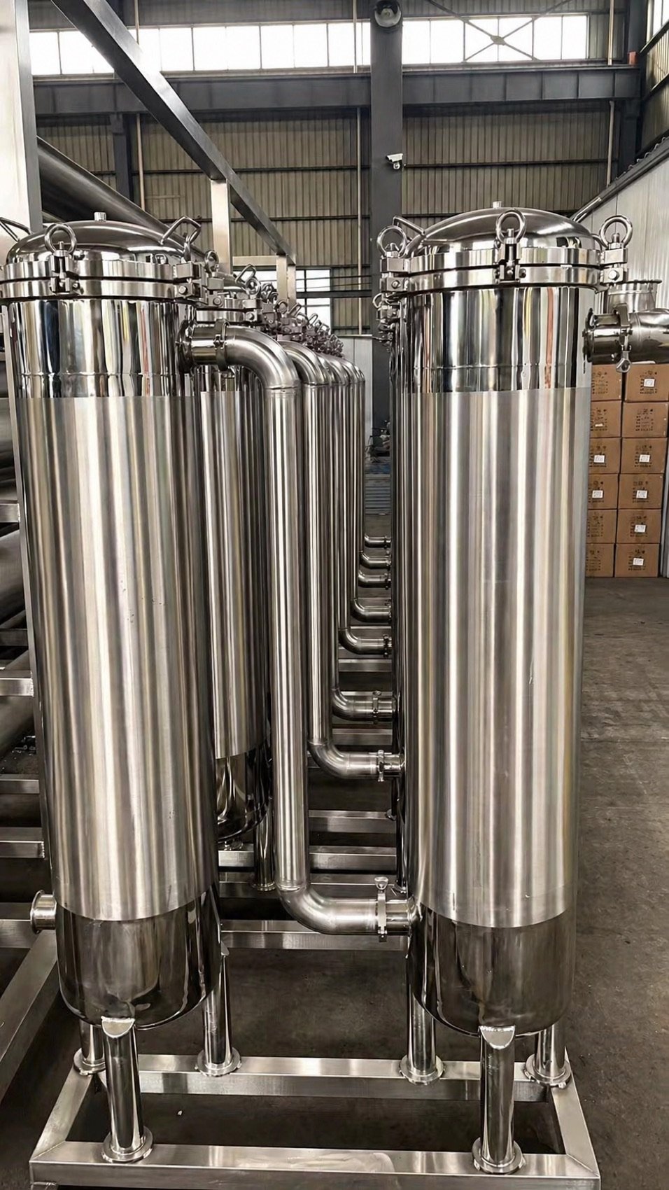 Food-Grade Cartridge Filter Housing / 食品级精密过滤器